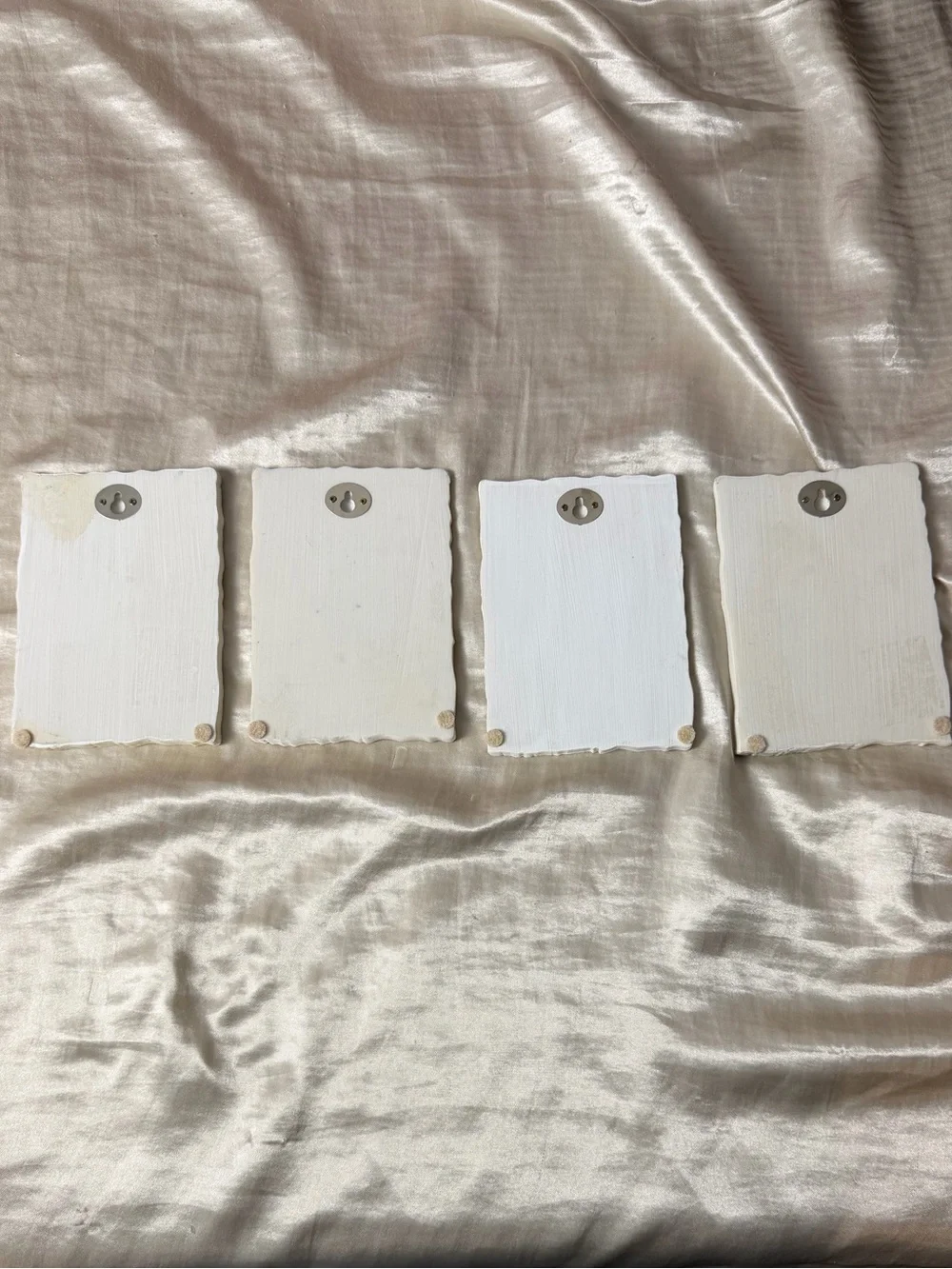 Set of 4 Steve Leal 3D Boutique Storefront Wall Plaques French Country Decor